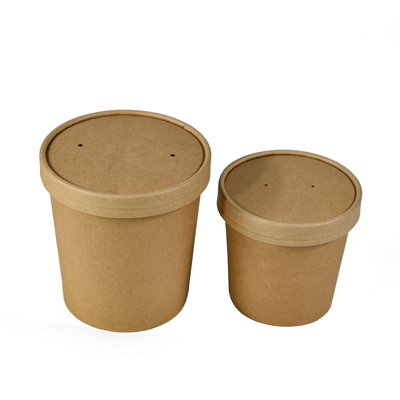 Good Quality Biodegradable Low Price Waterproof And Grease-Proof Disposable Salad Paper Bowl