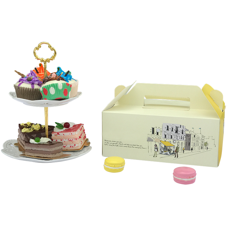 Eco-friendly Factory Directly Wholesale Customizable Round Cake Box Acrylic Cake Boxes Cake Packaging Box 