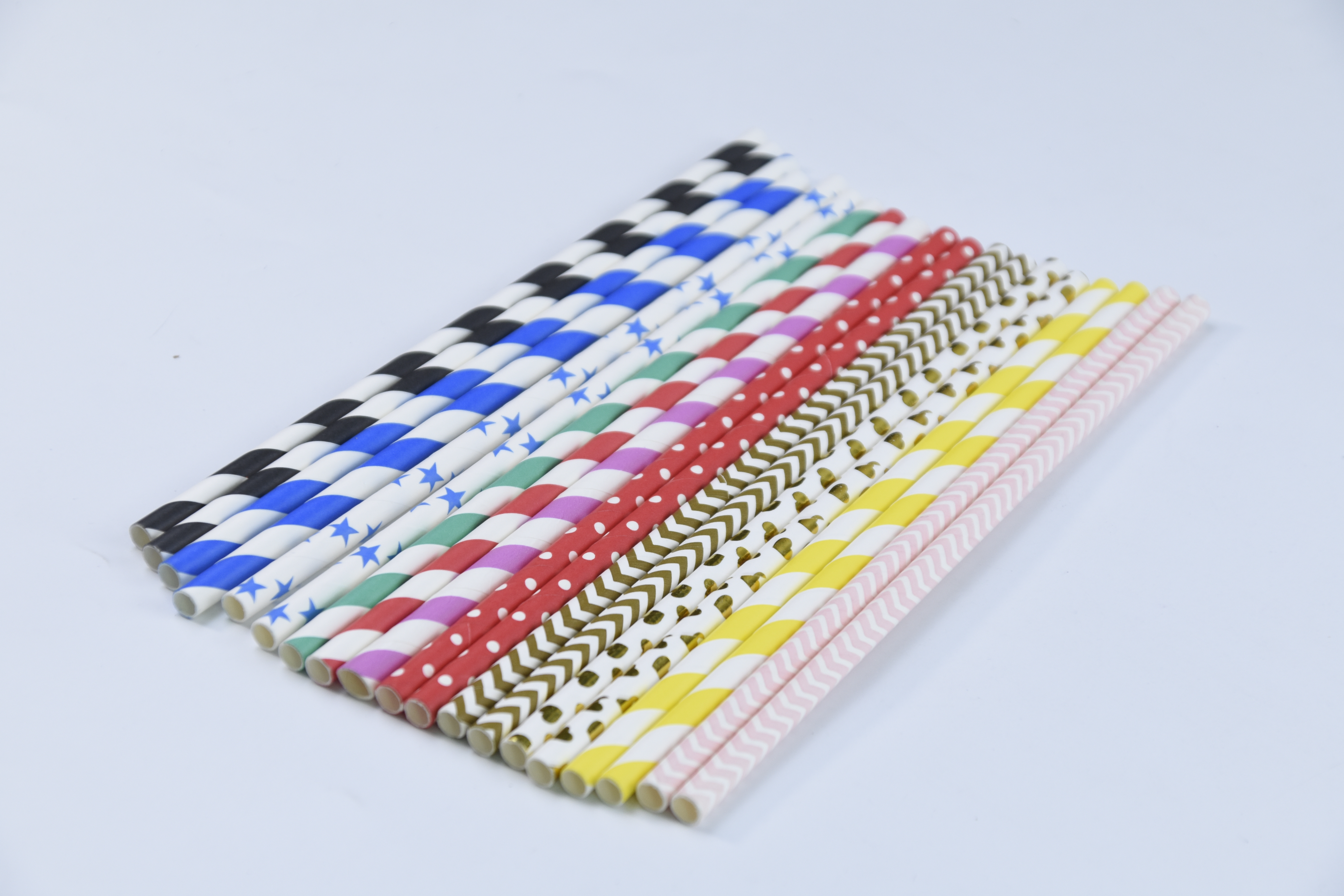 Bio-degradable Eco-friendly Drinking Straw Paper Disposable Paper Straws