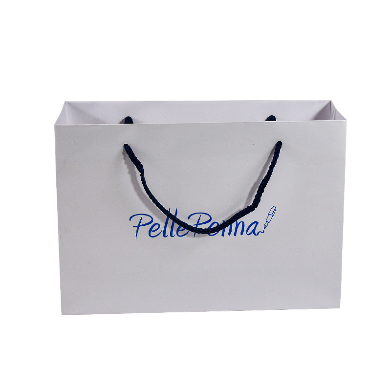 KW Recycle Material Custom Paper Bags With Logo Eco-friendly Free Sample Shopping Paper Bag
