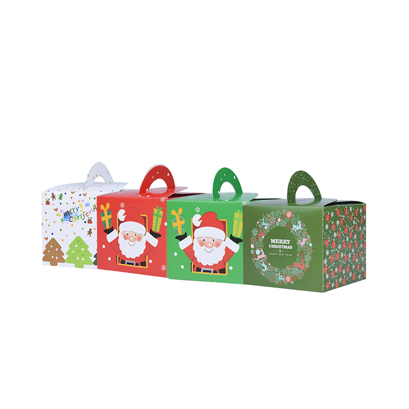 Custom Christmas Apple And Candy Box Christmas Eve Bag Gift Christmas Apple Box 