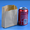 Disposable Wholesale Custom With Printing Logo Food Paper Bag Takeaway Brown Kraft Paper Bag