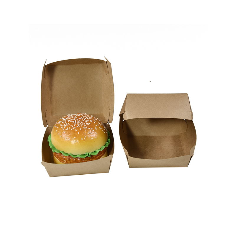 Kwong wah Bagasse Eco-friendly Bio-degradable Food Grade Disposable High Quality Burger Box Paper