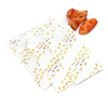 Free Sample Compostable Flat Satchel Bag Eco Friendly Paper Fried Food Bag with Aluminum Foil