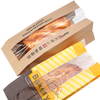 Disposable Takeaway Coating Oil Proof Custom Toast Sandwich Kraft Paper Food Packaging Bag Logo