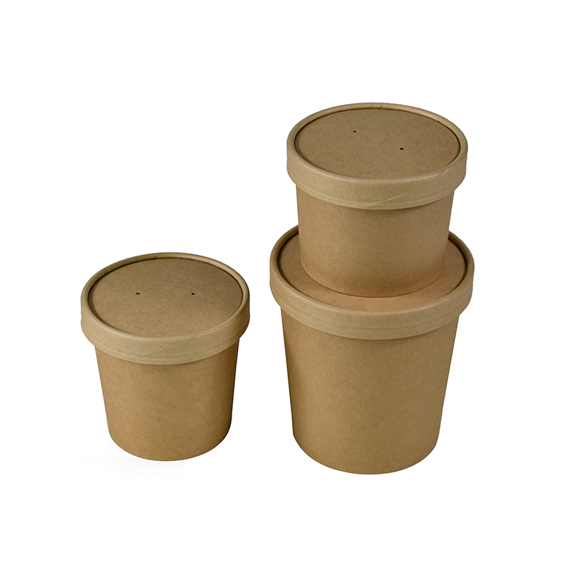 Good Quality Biodegradable Low Price Waterproof And Grease-Proof Disposable Salad Paper Bowl
