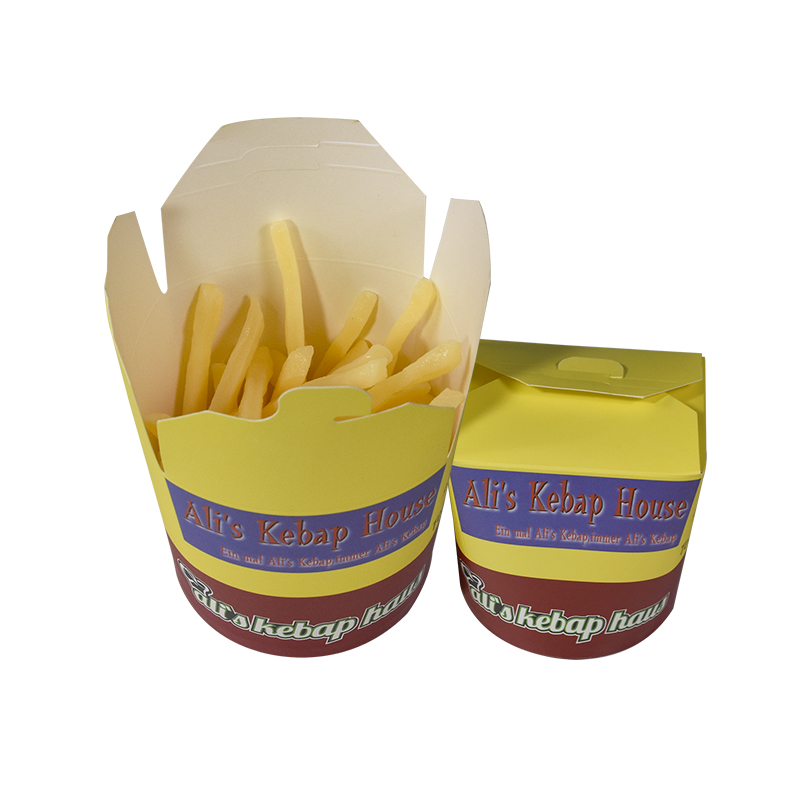 Hot Selling Disposable Good Quality Paper Fast Food Takeaway Fish And Chips Paper Box