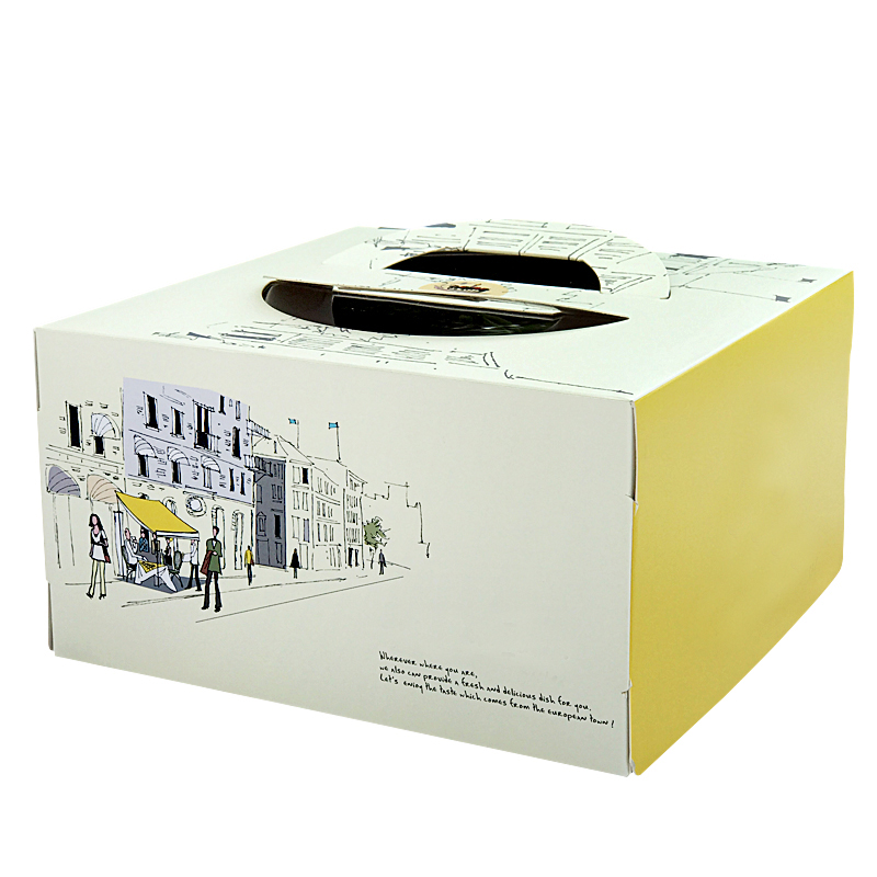 Free Design With Printing Your Own Logo Cake Box Birthdays Tall Cake Box Round Cake Tin Box 