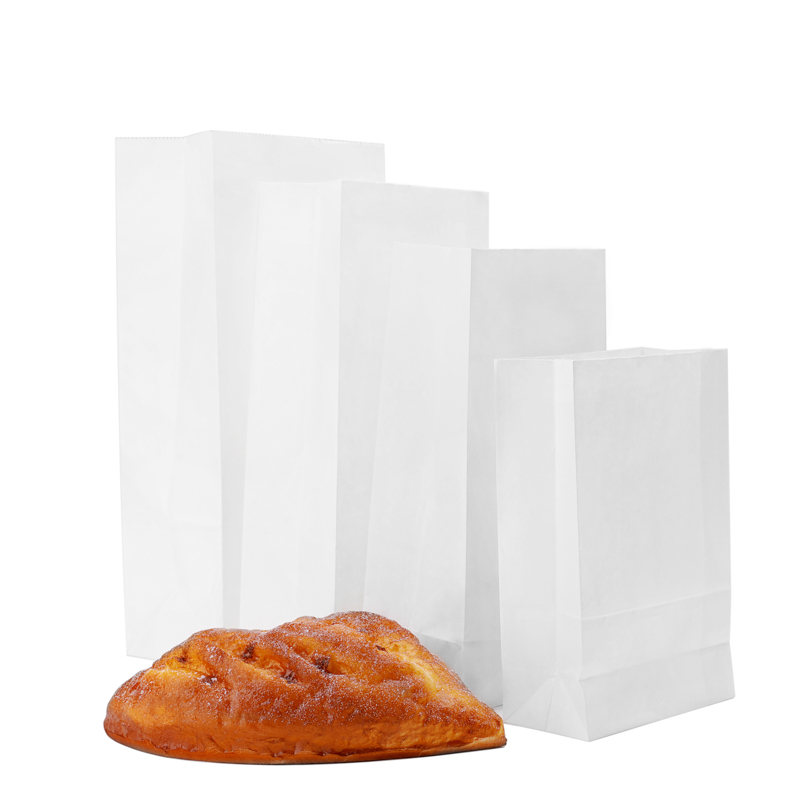 Free Samples Food Bag Paper Wax Paper Bags Eco-friendly Wholesale Custom Paper Packaging Bags