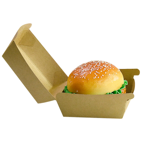 Factory Price Good Quality Eco-friendly Burger Box Disposable Food Box Hamburger Paper Box 