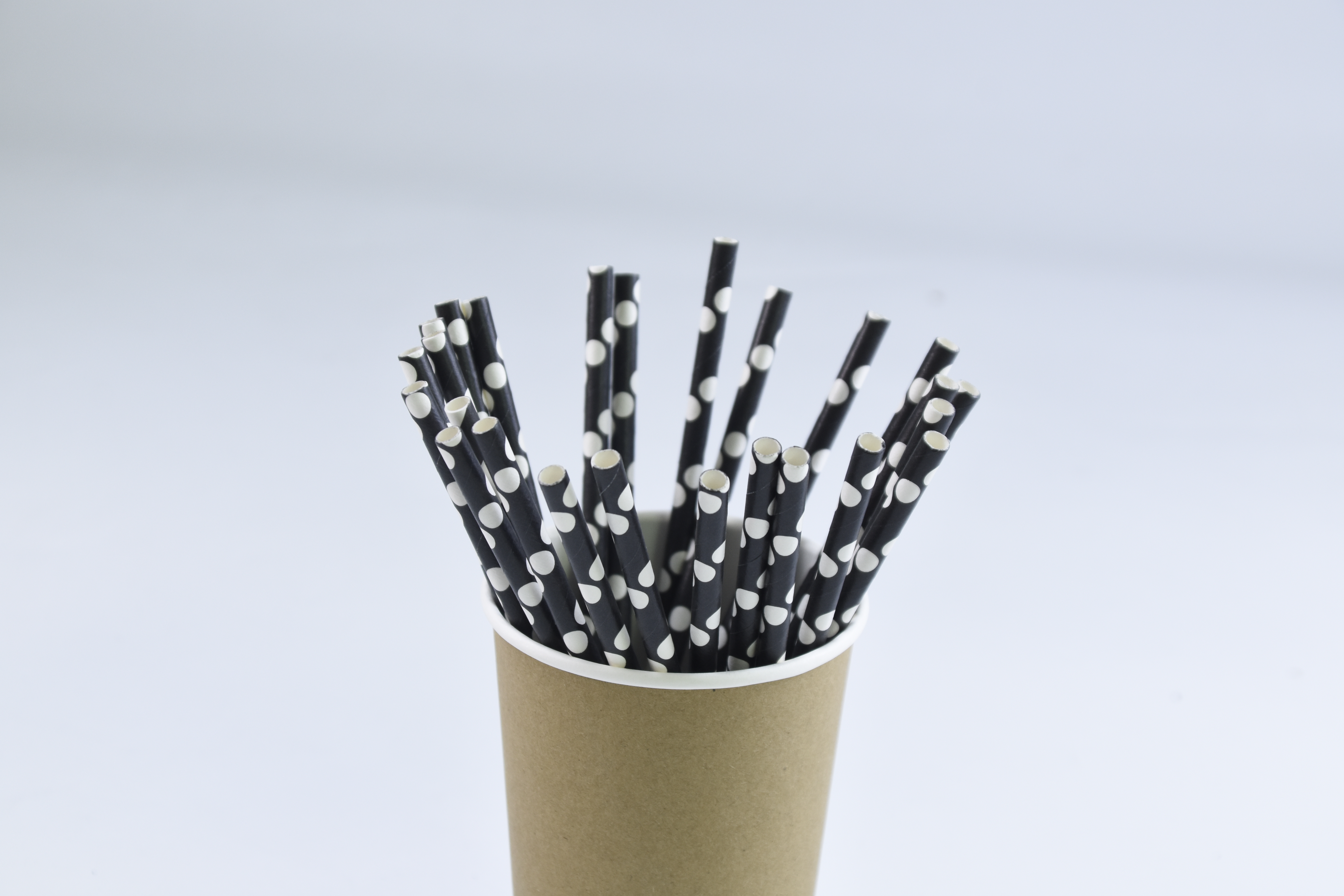 Disposable Wholesale Drink Paper Straws Bio-degradable Eco-friendly Straw Paper 