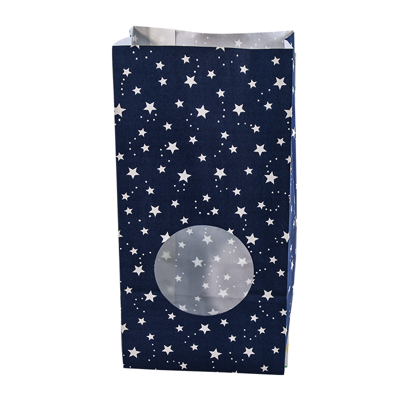 帶窗图案平底袋2