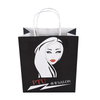Wholesale Low Price Boutique Carrier Bags Folding Recycle White Kraft Paper Bag With Handle