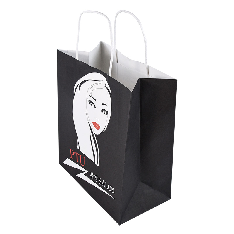 Printing Your Own Logo Paper Bag Wholesale Factory Price Kraft Paper Bag with Handle 