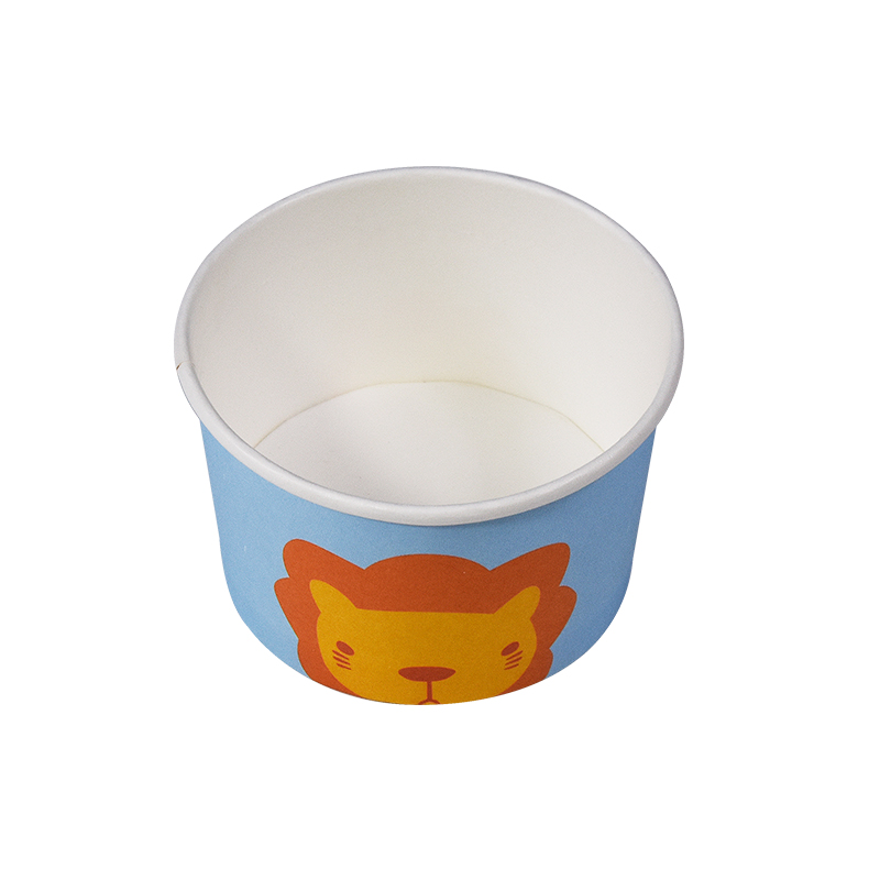 KW Disposable Good Quality Low Price Custom Logo Food Grade Snack Ice-cream Paper Cup