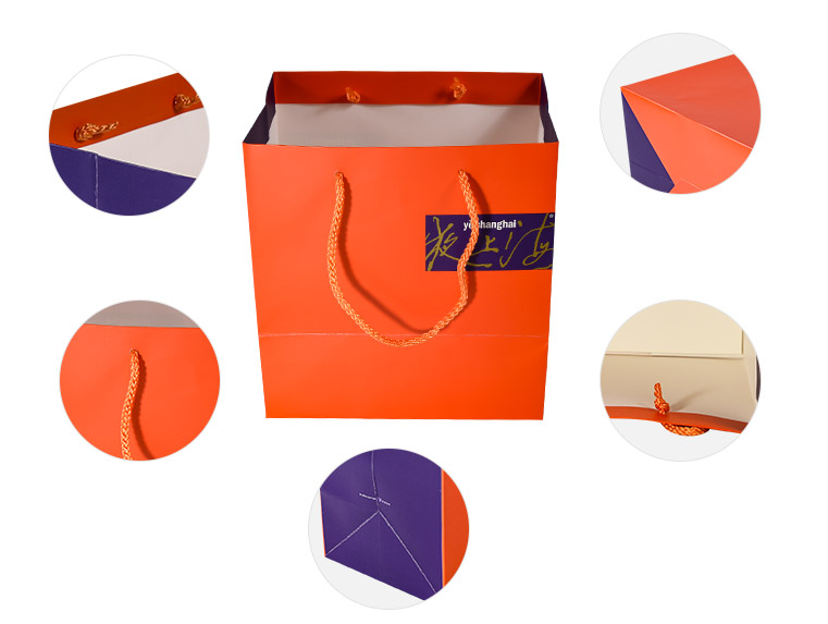 彩色平底购物袋-详情