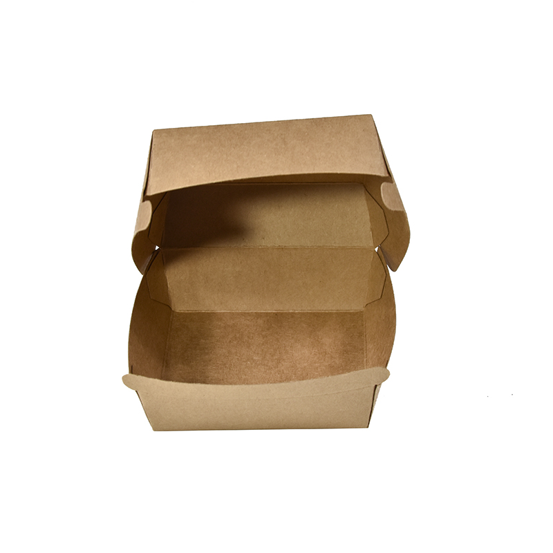 Kwong wah Bagasse Eco-friendly Bio-degradable Food Grade Disposable High Quality Burger Box Paper