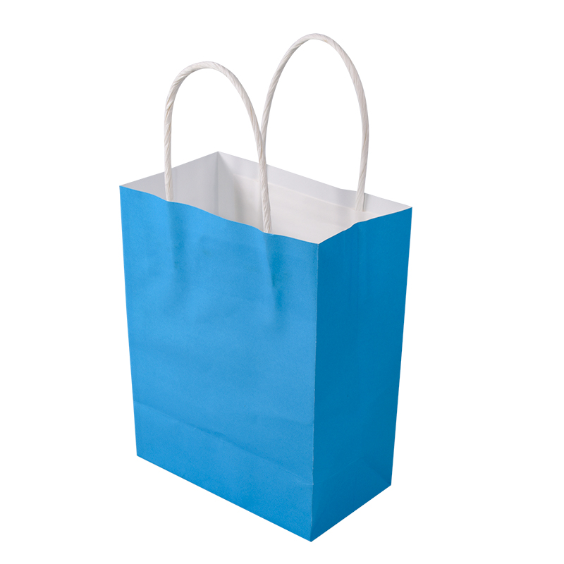 Factory Wholesale Customized Size And Logo Small Paper Bag Gift Packaging Bag with Handles