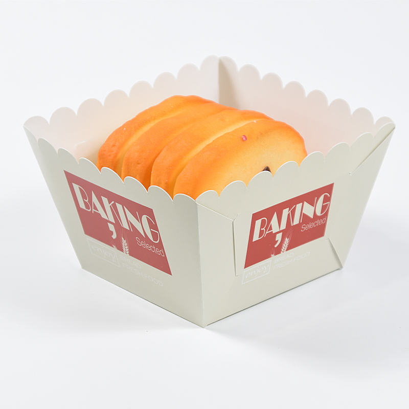 China factory custom logo printing disposable cardboard paper cake box packing