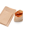 Free Samples Ribbed Kraft Food Delivery Paper Bags Kraft Brown Paper Envelope Pouch Bag