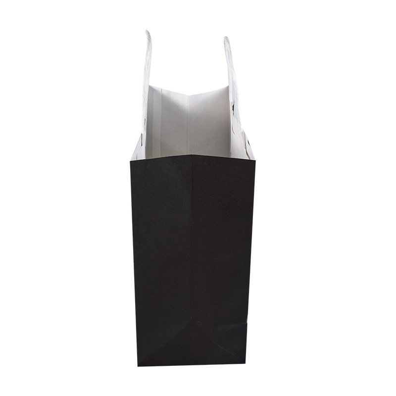 Recyclable kraft paper bag custom logo shopping bag Gift Bag With Handles