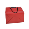 Custom Logo Shopping Paper Tote Bag Boutique Paper Bag Luxury Rad Paper Bags Printed Logo