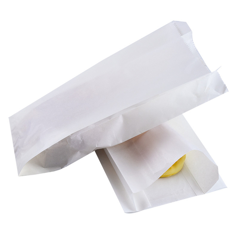 China Factory Manufacturer Stock Various Size White Kraft Food Paper Bag Packaging Custom