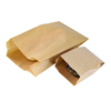 Hot Sales Custom Logo Print Disposable Flat Satchel Paper Bag Eco Friendly Takeaway Fast Food Bag