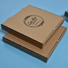 Food grade paper material custom design square pizza storage bags take away