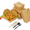 Recyclable High Quality Disposable Paper Food Container Box Fast Lunch Box Disposable