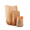 Free Samples Ribbed Kraft Food Delivery Paper Bags Kraft Brown Paper Envelope Pouch Bag